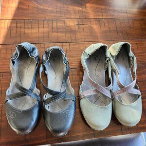 Ahnu Karma Woman's Shoes 10 Black & Ahnu Karma Woman's Shoes Agave Green Karma